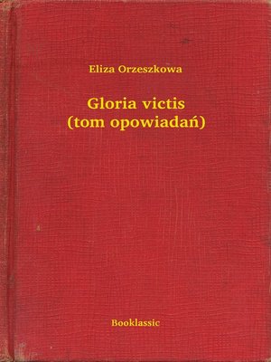 cover image of Gloria victis (tom opowiadań)